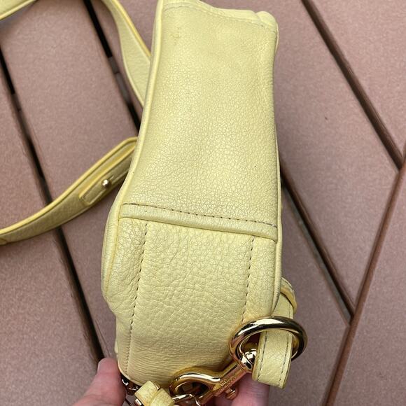 Marc Jacobs The SoftShot 17 Colorblock Camera Bag Yellow Leather - Picture 8 of 11